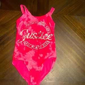 Justice swim suit size 8